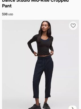 Lululemon Dance Studio Capri Pant